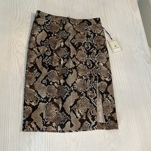 Animal print skirt